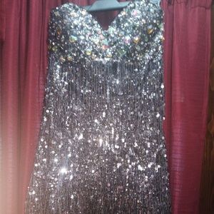 Stunning strapless Night Moves party dress size 12